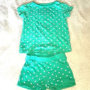 SALE 5/$20 Baby Gap Polka Dot Shirt and Shorts Set